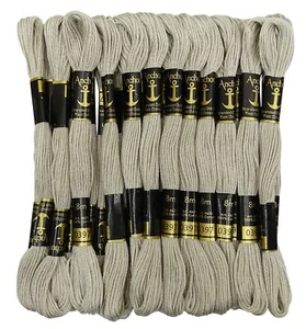 Anchor Stranded Cotton Thread Cross Stitch Hand Embroidery Floss Skein Off-White - Picture 1 of 7
