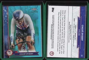 2024 Topps Chrome Olympics US Aqua rifrattore #25 Chloe Dygert /199 - Foto 1 di 1