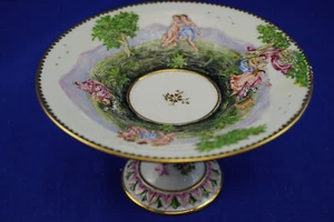 Richard Ginori Doccia Capodimonte Small Compote, 5" (#2)  Cherubs & Nymphs (GE1) - Picture 1 of 22