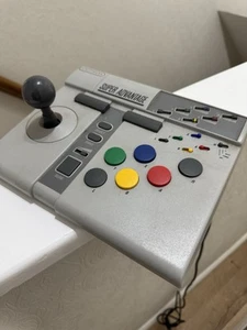 Super Advantage - Asciiware Arcade Stick For Controller Super Nintendo / Snes - Picture 1 of 2