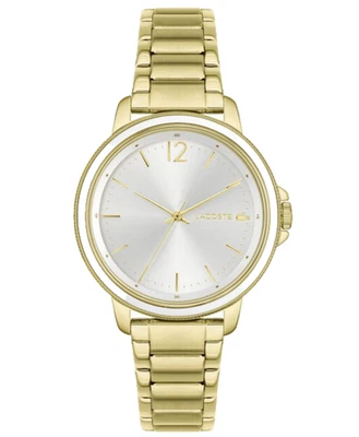 RELOJ MUJER LACOSTE SLICE 2001221 PLATA ESFERA BLANCA ORO AMARILLO 38MM Foto 1 de 4