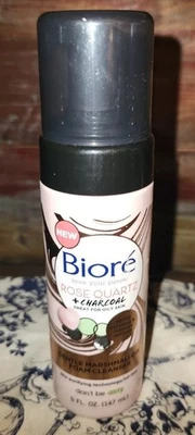 Biore Rose Quartz + Charcoal Gentle Marshmallow Foam Cleanser 5 fl oz Gentle NEW - Image 1 of 3