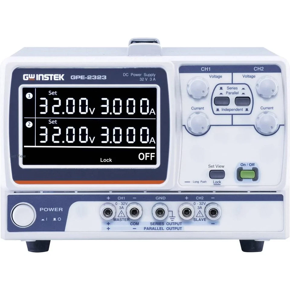 GW Instek GPE-4323 Labornetzgerät, einstellbar 0 - 32 V 0 - 3 A 212 W Anzahl - Bild 1 von 1