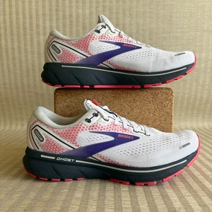 Brooks Ghost 14 scarpe donna taglia 10 B viola corallo sneakers da corsa 1203561B192 - Foto 1 di 21