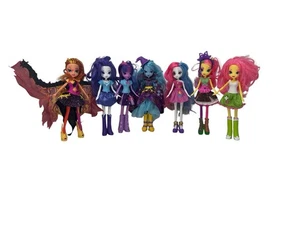 Lot Of 7 Equestria Girls 11” My Little Pony MLP Celestia Sunset Trixie - Picture 1 of 14