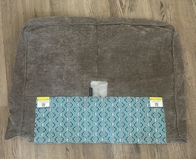 Cubierta lateral en ángulo estándar Lovesac saccional veneciano topo con cable de terciopelo nuevo sin etiquetas Foto 1 de 4