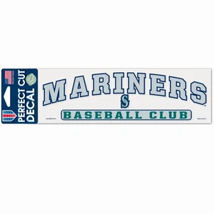 MLB Perfect Cut Decal 8x25cm Seattle Mariners - Picture 1 of 2