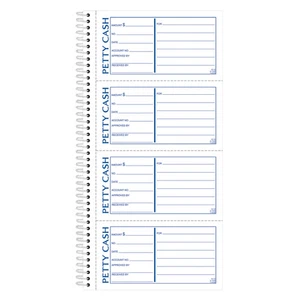 Petty Cash Book, 2 Part, Carbonless, 5"x11" - Picture 1 of 8