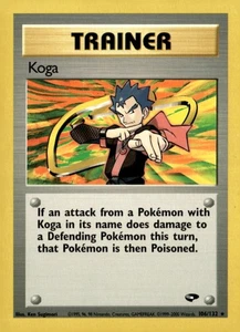 Koga (106) Rare Gym Challenge 106/132 LP - Picture 1 of 2
