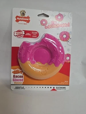 Juguete para masticar perros Power Chew Donut, lindos juguetes para perros para masticadores agresivos.........101 Foto 1 de 2
