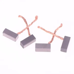 4Pcs Motor Carbon Brushes Set For Electric Motor Replacement Parts 8x8x19mm _pu - Picture 1 of 9