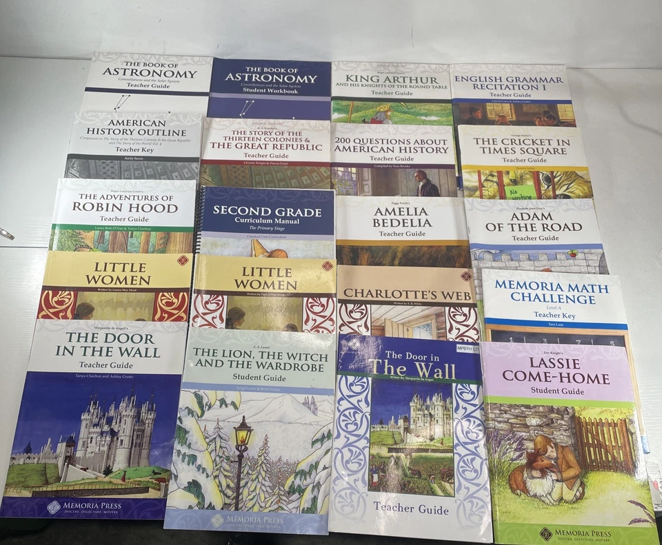 Memoria Press Homeschool Curriculum Book Lot of 20 - Image 1 of 1