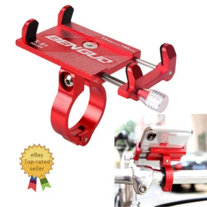For Bike Mobile Phone Holder Aluminium alloy Bicycle Motorcycle Handlebar - Picture 1 of 15