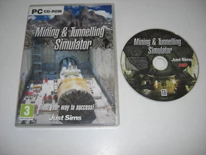 MINING & TUNNELLING SIMULATOR Pc Cd Rom FAST POST - Picture 1 of 2