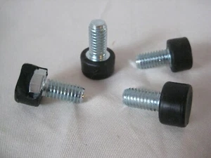 4 Pack Post Levelers for Chrome Wire Shelving Post from Shelving Inc 1 is Broken - Picture 1 of 3