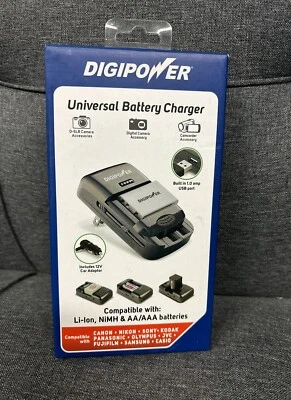 DIGIPOWER TC-U450 Universal Battery Charger. AC and Car Adapter Included. - Image 1 of 4