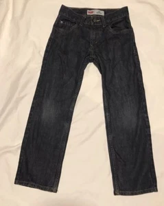 LEVIS 505 BOY'S STRAIGHT LEG DENIM JEANS SIZE 10 REG 25 X 25 - Picture 1 of 5