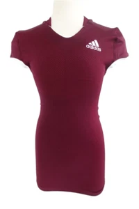 Adidas NEW Authentic Maroon Youth Boys Large Practice Football Jersey DQ3455 - Picture 1 of 16