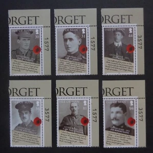 Isle of Man 2008 SG1460/5 90th Ann End World War I Manx Memorial UM MNH - Picture 1 of 1