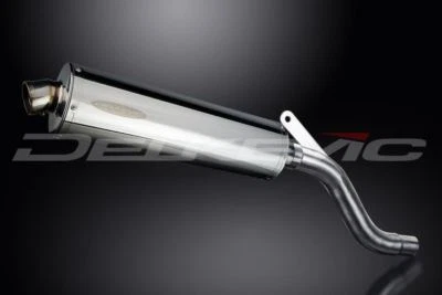 Delkevic 18" Stainless Steel Oval Muffler - Yamaha XT600E 1995-2005 Exhaust - Image 1 of 3