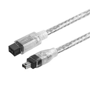 Câble FireWire IEEE 1394B 9 broches vers 4 broches mâle vers mâle adaptateur ... - Photo 1/9