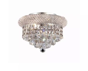 Elegant Lighting V1800F10C/RC Primo Flush Mount Chrome - Picture 1 of 1