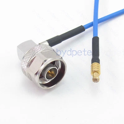 N male to MCX male plug RG405 Semi Rigid Flexible Low Loss Coaxial Cable RF Lot - Image 1 of 4