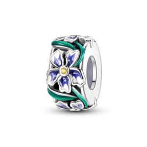 MULA Original Iris Bead DIY Charm Space AAA CZ für Armband 925 Sterling Silber - Picture 1 of 6