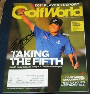 KJ Choi Players Championship SIGNIERT HANDSIGNIERT Golf World Magazine COA PGA 2011 - Bild 1 von 1