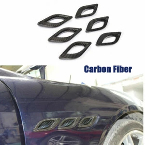 6PCS Air Flow Vent Side Fender Cover Trim para Maserati Quattroporte 2014-2015 - Imagen 1 de 10