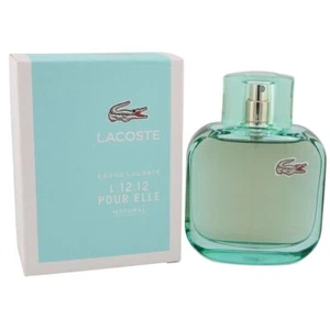 Lacoste L.12.12 Pour Elle Natural 90 ml EDT Eau de Toilette Spray - Imagen 1 de 6
