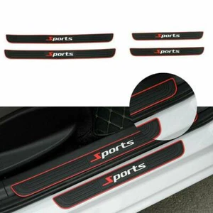 4pcs (Stickers Door Edge) Carbon Car Door Sills Guard Car Door Protectors a ζ - Picture 1 of 10