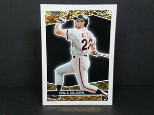 1993 Topps #2 Will Clark, San Francisco Giants - Black Gold Insert, SP - Picture 1 of 2