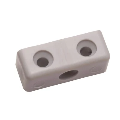 100 x Grey Modesty Blocks Kitchen Cabinet Cupboard Fixing Joint Connector - Image 1 of 3
