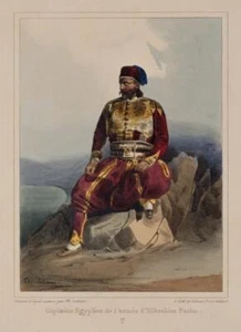 THÉODORE LE BLANC / Capitaine Egyptien de l'Armee d'Hibrahim Pacha 1833 - Picture 1 of 1