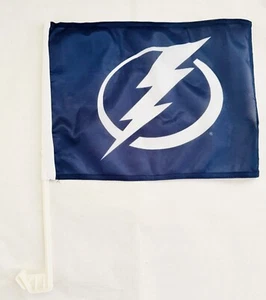 Tampa Bay Lightning Hockey Club Fensterhalterung 11x14 2-seitige Autoflagge - Bild 1 von 9