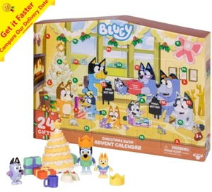 Bluey Family Navidad Natación Adviento Calendario NUEVO - Imagen 1 de 6