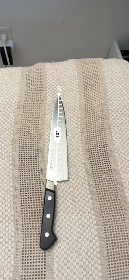 Cuchillo Gyuto de chef japonés sueco de acero inoxidable Misono UX10, 9,4", 240 mm Foto 1 de 1