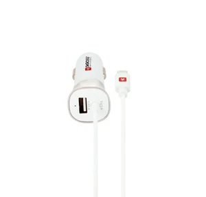 Adaptateur Micro USB Skross Midget Plus en Voiture Charge Blanc - Photo 1 sur 3