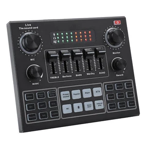 V9 Bluetooth Soundkarte Stereo Audio Mixer für Computerspiel Live Streaming Game - Bild 1 von 12