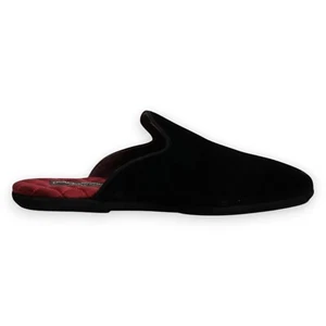 DOLCE & GABBANA Shoes Black Viscose Velvet Slides Flat Slipper EU40 / US7 670usd - Picture 1 of 8