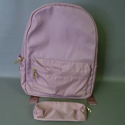 Рюкзак Isaac Mizrahi Cookie Block светло-розовый с золотой фурнитурой - Изображение 1 из 4