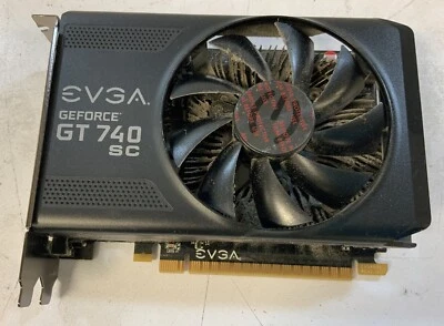 EVGA NVIDIA GEFORCE GT 740 2GB GDDR5 Graphic Video Card 02G-P4-3747-KR NS-P7D - Image 1 of 4