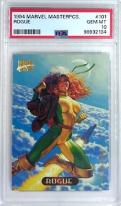 1994 Marvel Masterpieces #101 Rogue PSA 10 GEM MINT - POP 24 - Zdjęcie 1 z 2