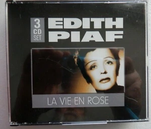 Edith Piaf: La Vie En Rose; NEAR MINT IMPORT 3 CD SET IN VERY GOOD PLASTIC CASE - Picture 1 of 2
