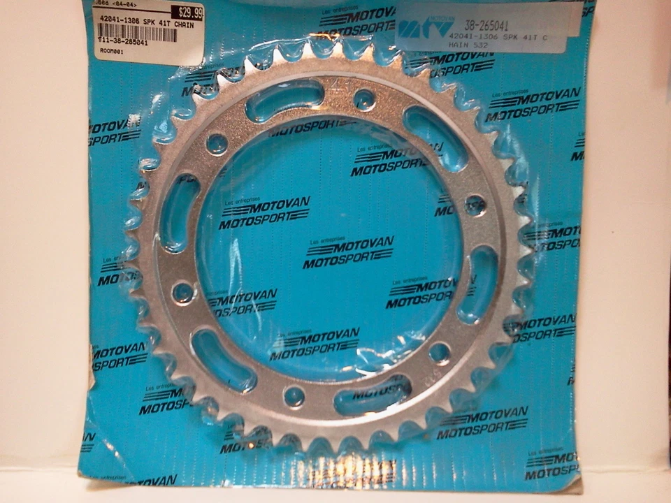 PIÑÓN TRASERO MOTOVAN '88 '89 '90 ZX1000 B1 B2 B3 41T ACERO 532 Foto 1 de 1