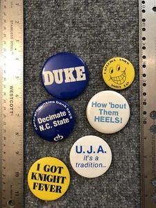 Duke Blue Devils.  Lapel Pins and Buttons  NCAA CHAMPIONS Lot - Picture 1 of 1