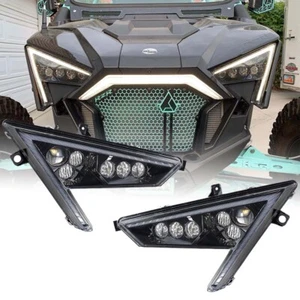 For Polaris RZR PRO XP 2020-2024 LED Headlights With DRL #2414538, 2414539 - Picture 1 of 14