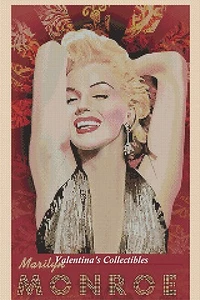 Marilyn Monroe Portrait Counted Cross Stitch CHART No. 1-372/2 - Picture 1 of 1