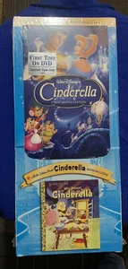 Cinderella DVD RARE LONGBOX 2-Disc Special Edition Includes a Little Golden Book - Picture 1 of 3